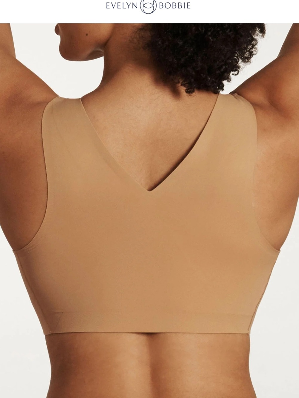 Evelyn & Bobbie Defy Bra M Seamless Wireless Support Bra Nude Beige
